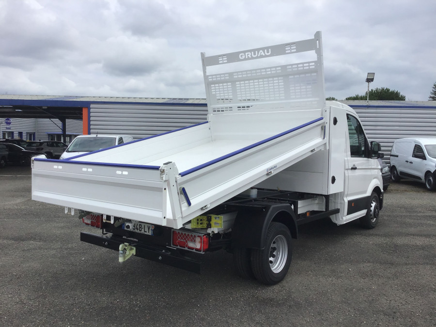 VOLKSWAGEN CRAFTER CHASSIS CABINE BENNE+COFFRE 50 PROP RJ L3 2.0 TDI 163 BUSINESS 3PL occasion